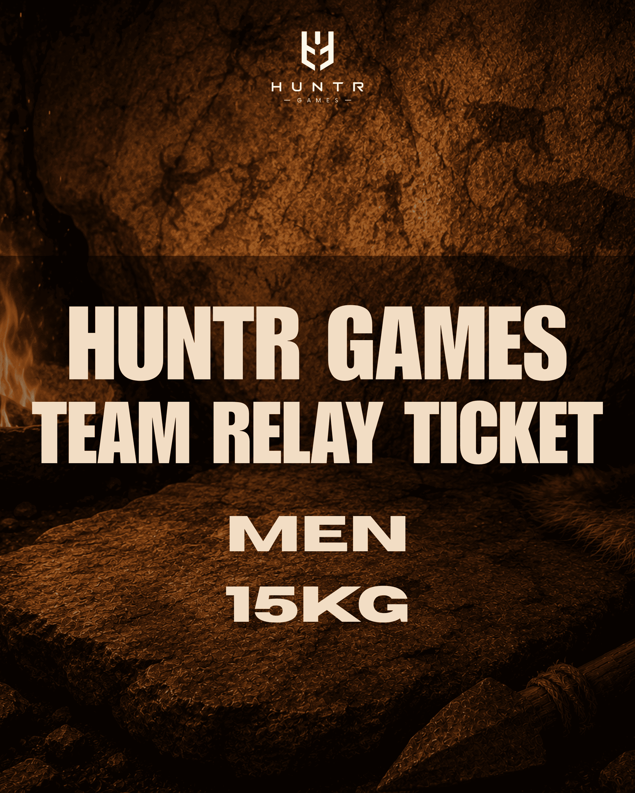 HUNTR GAMES TEAM RELAY TICKET - MEN 15kg