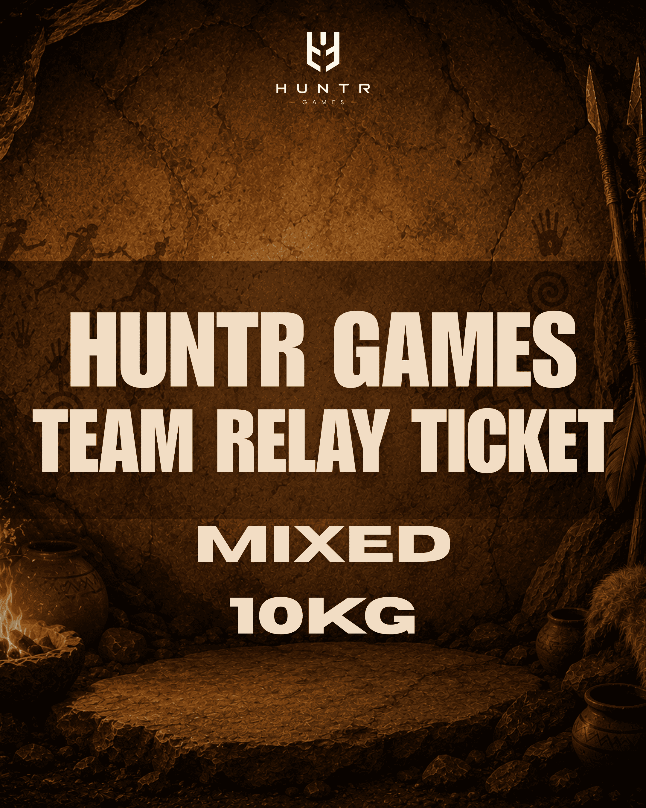HUNTR GAMES TEAM RELAY TICKET - MIXED 10kg